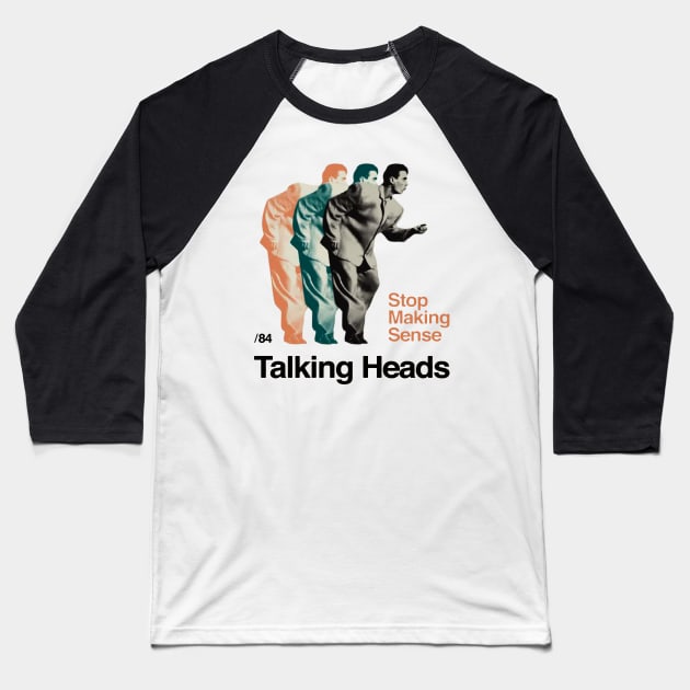 Talking heads // David Byrne Big Suit 1984 Baseball T-Shirt by NavyVW